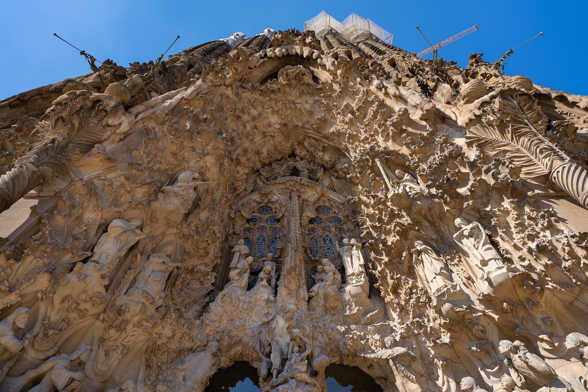 Nativity facade of the Sagrada Família in Barcelona